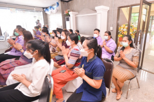 สำนักศิลปะและวัฒนธรรมจัดพิธีทำบุญทอดผ้าป่าข้าวสารอาหารแห้งช่วยเหลือผู้ประสบอุทกภัย และผู้ยากไร้ในจังหวัดลพบุรี