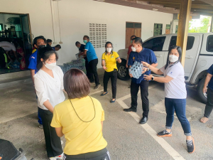 สำนักศิลปะและวัฒนธรรมจัดพิธีทำบุญทอดผ้าป่าข้าวสารอาหารแห้งช่วยเหลือผู้ประสบอุทกภัย และผู้ยากไร้ในจังหวัดลพบุรี