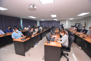 คณะเทคโนโลยีอุตสาหกรรมประชุมปิดภาคเรียน 1/65 และเตรียมความพร้อมเปิดภาคเรียน 2/65