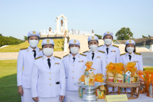ผู้แทน มรท. ร่วมพิธีวันคล้ายวันสวรรคต รัชกาลที่ 9 ณ ศูนย์การทหารปืนใหญ่