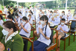 ผู้แทน มรท. ร่วมพิธีวันคล้ายวันสวรรคต รัชกาลที่ 9 ณ ศูนย์การทหารปืนใหญ่
