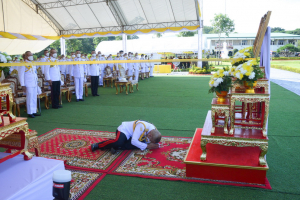 ผู้แทน มรท. ร่วมพิธีวันคล้ายวันสวรรคต รัชกาลที่ 9 ณ ศูนย์การทหารปืนใหญ่