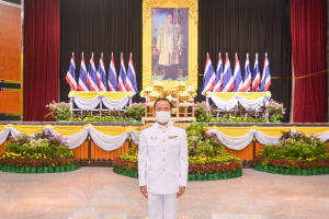ผู้แทน มรท.ร่วมพิธีน้อมรำลึกในพระมหากรุณาธิคุณเนื่องในวันคล้ายวันสวรรคต รัชกาลที่ 9 ณ ศาลาประชาคมเทศบาลเมืองลพบุรี