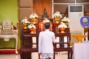 ผู้แทน มรท.ร่วมพิธีน้อมรำลึกในพระมหากรุณาธิคุณเนื่องในวันคล้ายวันสวรรคต รัชกาลที่ 9 ณ ศาลาประชาคมเทศบาลเมืองลพบุรี