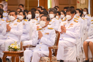 ผู้แทน มรท.ร่วมพิธีน้อมรำลึกในพระมหากรุณาธิคุณเนื่องในวันคล้ายวันสวรรคต รัชกาลที่ 9 ณ ศาลาประชาคมเทศบาลเมืองลพบุรี