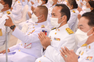 ผู้แทน มรท.ร่วมพิธีน้อมรำลึกในพระมหากรุณาธิคุณเนื่องในวันคล้ายวันสวรรคต รัชกาลที่ 9 ณ ศาลาประชาคมเทศบาลเมืองลพบุรี