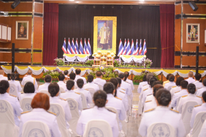 ผู้แทน มรท.ร่วมพิธีน้อมรำลึกในพระมหากรุณาธิคุณเนื่องในวันคล้ายวันสวรรคต รัชกาลที่ 9 ณ ศาลาประชาคมเทศบาลเมืองลพบุรี