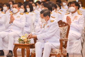 ผู้แทน มรท.ร่วมพิธีน้อมรำลึกในพระมหากรุณาธิคุณเนื่องในวันคล้ายวันสวรรคต รัชกาลที่ 9 ณ ศาลาประชาคมเทศบาลเมืองลพบุรี