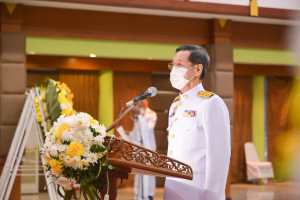 ผู้แทน มรท.ร่วมพิธีน้อมรำลึกในพระมหากรุณาธิคุณเนื่องในวันคล้ายวันสวรรคต รัชกาลที่ 9 ณ ศาลาประชาคมเทศบาลเมืองลพบุรี