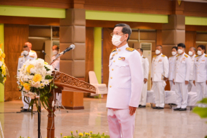 ผู้แทน มรท.ร่วมพิธีน้อมรำลึกในพระมหากรุณาธิคุณเนื่องในวันคล้ายวันสวรรคต รัชกาลที่ 9 ณ ศาลาประชาคมเทศบาลเมืองลพบุรี