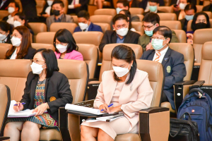 อธิการบดี และผู้บริหาร มรท. ร่วมการประชุมอธิการบดี มรภ. ครั้งที่ 5/65 และร่วมลงนาม MOU โครงการ เสริม สร้าง สุข มหาวิทยาลัยราชภัฏไปสู่สังคมสุขภาวะ