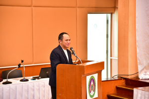 อธิการบดี และผู้บริหาร มรท. ร่วมการประชุมอธิการบดี มรภ. ครั้งที่ 5/65 และร่วมลงนาม MOU โครงการ เสริม สร้าง สุข มหาวิทยาลัยราชภัฏไปสู่สังคมสุขภาวะ