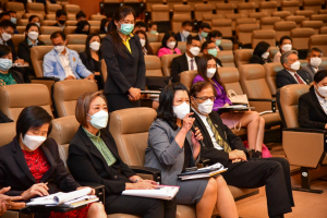 อธิการบดี และผู้บริหาร มรท. ร่วมการประชุมอธิการบดี มรภ. ครั้งที่ 5/65 และร่วมลงนาม MOU โครงการ เสริม สร้าง สุข มหาวิทยาลัยราชภัฏไปสู่สังคมสุขภาวะ