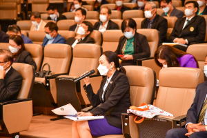 อธิการบดี และผู้บริหาร มรท. ร่วมการประชุมอธิการบดี มรภ. ครั้งที่ 5/65 และร่วมลงนาม MOU โครงการ เสริม สร้าง สุข มหาวิทยาลัยราชภัฏไปสู่สังคมสุขภาวะ