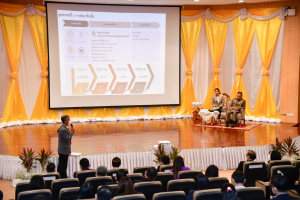 อธิการบดี และผู้บริหาร มรท. ร่วมการประชุมอธิการบดี มรภ. ครั้งที่ 5/65 และร่วมลงนาม MOU โครงการ เสริม สร้าง สุข มหาวิทยาลัยราชภัฏไปสู่สังคมสุขภาวะ