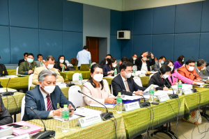 อธิการบดี และผู้บริหาร มรท. ร่วมการประชุมอธิการบดี มรภ. ครั้งที่ 5/65 และร่วมลงนาม MOU โครงการ เสริม สร้าง สุข มหาวิทยาลัยราชภัฏไปสู่สังคมสุขภาวะ