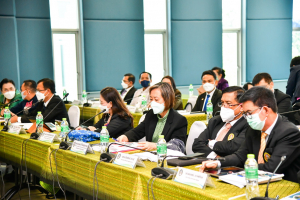 อธิการบดี และผู้บริหาร มรท. ร่วมการประชุมอธิการบดี มรภ. ครั้งที่ 5/65 และร่วมลงนาม MOU โครงการ เสริม สร้าง สุข มหาวิทยาลัยราชภัฏไปสู่สังคมสุขภาวะ
