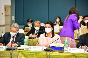 อธิการบดี และผู้บริหาร มรท. ร่วมการประชุมอธิการบดี มรภ. ครั้งที่ 5/65 และร่วมลงนาม MOU โครงการ เสริม สร้าง สุข มหาวิทยาลัยราชภัฏไปสู่สังคมสุขภาวะ