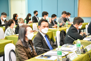 อธิการบดี และผู้บริหาร มรท. ร่วมการประชุมอธิการบดี มรภ. ครั้งที่ 5/65 และร่วมลงนาม MOU โครงการ เสริม สร้าง สุข มหาวิทยาลัยราชภัฏไปสู่สังคมสุขภาวะ