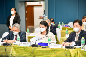 อธิการบดี และผู้บริหาร มรท. ร่วมการประชุมอธิการบดี มรภ. ครั้งที่ 5/65 และร่วมลงนาม MOU โครงการ เสริม สร้าง สุข มหาวิทยาลัยราชภัฏไปสู่สังคมสุขภาวะ