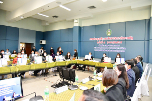 อธิการบดี และผู้บริหาร มรท. ร่วมการประชุมอธิการบดี มรภ. ครั้งที่ 5/65 และร่วมลงนาม MOU โครงการ เสริม สร้าง สุข มหาวิทยาลัยราชภัฏไปสู่สังคมสุขภาวะ