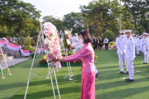ผู้แทน มรท. ร่วมพิธีถวายพวงมาลาสักการะเนื่องในวันคล้ายวันสวรรคต รัชกาลที่ 5
