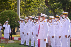 ผู้แทน มรท. ร่วมพิธีถวายพวงมาลาสักการะเนื่องในวันคล้ายวันสวรรคต รัชกาลที่ 5