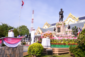 ผู้แทน มรท. ร่วมพิธีถวายพวงมาลาสักการะเนื่องในวันคล้ายวันสวรรคต รัชกาลที่ 5