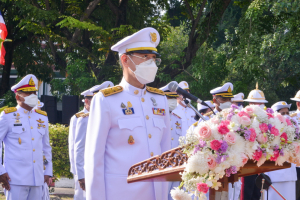 ผู้แทน มรท. ร่วมพิธีถวายพวงมาลาสักการะเนื่องในวันคล้ายวันสวรรคต รัชกาลที่ 5