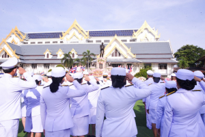 ผู้แทน มรท. ร่วมพิธีถวายพวงมาลาสักการะเนื่องในวันคล้ายวันสวรรคต รัชกาลที่ 5
