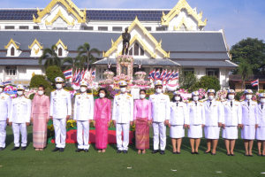 ผู้แทน มรท. ร่วมพิธีถวายพวงมาลาสักการะเนื่องในวันคล้ายวันสวรรคต รัชกาลที่ 5