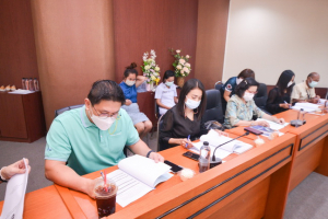 การประชุมสรุปงานพิธีพระราชทานปริญญาบัตร ประจำปี พ.ศ.2565