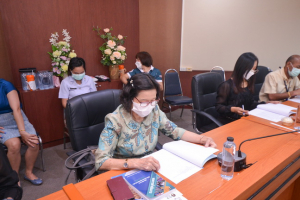 การประชุมสรุปงานพิธีพระราชทานปริญญาบัตร ประจำปี พ.ศ.2565