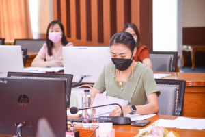 การประชุม คกก.จัดทำแนวปฏิบัติการเบิกจ่ายเงินงบประมาณประจำปี ครั้งที่ 1/65