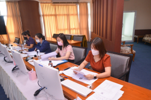 การประชุม คกก.จัดทำแนวปฏิบัติการเบิกจ่ายเงินงบประมาณประจำปี ครั้งที่ 1/65