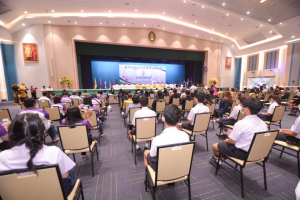รร.สาธิต มรท. จัดแถลงข่าวการแข่งขันกีฬาสาธิตราชภัฏสัมพันธ์ ครั้งที่ 32 ลวบุรีเกมส์