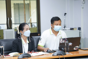 ผู้บริหาร ร่วมต้อนรับ คกก.กลั่นกรองของสมาพันธ์เกษตรกรรมยั่งยืน จ.ลพบุรี ในการประชุมคัดกรองการรับรองแปลงตามมาตรฐานแปลงเกษตรอินทรีย์แบบมีส่วนร่วม (SDGsPGS) จ.ลพบุรี