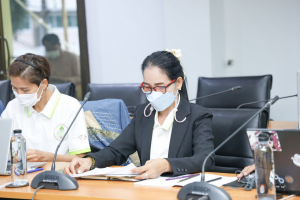 ผู้บริหาร ร่วมต้อนรับ คกก.กลั่นกรองของสมาพันธ์เกษตรกรรมยั่งยืน จ.ลพบุรี ในการประชุมคัดกรองการรับรองแปลงตามมาตรฐานแปลงเกษตรอินทรีย์แบบมีส่วนร่วม (SDGsPGS) จ.ลพบุรี