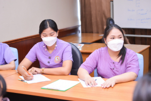 การประชุมบุคลากร สนง.จัดการทรัพย์สินฯ