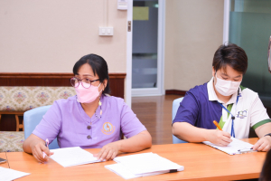 การประชุมบุคลากร สนง.จัดการทรัพย์สินฯ