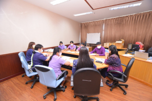 การประชุมบุคลากร สนง.จัดการทรัพย์สินฯ