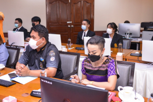 การประชุมคณะทำงานขับเคลื่อนการจัดตั้งชมรมเพชรเทพสตรี มรท. ครั้งที่ 1/65