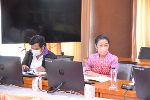การประชุมคณะทำงานขับเคลื่อนการจัดตั้งชมรมเพชรเทพสตรี มรท. ครั้งที่ 1/65