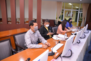 การประชุมคณะทำงานขับเคลื่อนการจัดตั้งชมรมเพชรเทพสตรี มรท. ครั้งที่ 1/65