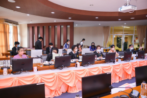 การประชุมคณะทำงานขับเคลื่อนการจัดตั้งชมรมเพชรเทพสตรี มรท. ครั้งที่ 1/65