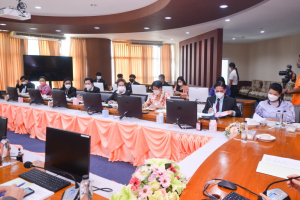 การประชุมคณะทำงานขับเคลื่อนการจัดตั้งชมรมเพชรเทพสตรี มรท. ครั้งที่ 1/65