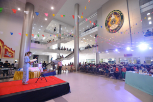 คณะครุศาสตร์จัดงานรำเพลิน รำวง ลอยกระทงกับเธอ