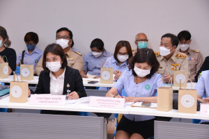 การประชุมเตรียมความพร้อมรับเสด็จ ทูลกระหม่อมหญิงอุบลรัตนราชกัญญา สิริวัฒนาพรรณวดี ในการเสด็จเยี่ยมสมาชิกและติดตามผลการดำเนินงานโครงการ TO BE NUMBER ONE จ.ลพบุรี และทรงเปิดชมรมและศูนย์เพื่อนใจ TO BE NUMBER ONE
