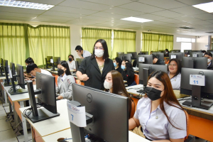 สำนักวิทยบริการฯ ร่วมกับ ศูนย์นวัตกรรม จัดอบรมและสอบหลักสูตรทักษะและสมรรถนะดิจิทัลสำหรับนักศึกษามหาวิทยาลัยราชภัฏเทพสตรี