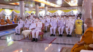 ผู้บริหาร มรท. ร่วมพิธีทอดผ้าป่าสมทบทุนโครงการเล่าเรียนหลวงสำหรับพระสงฆ์ไทยของ จ.ลพบุรี